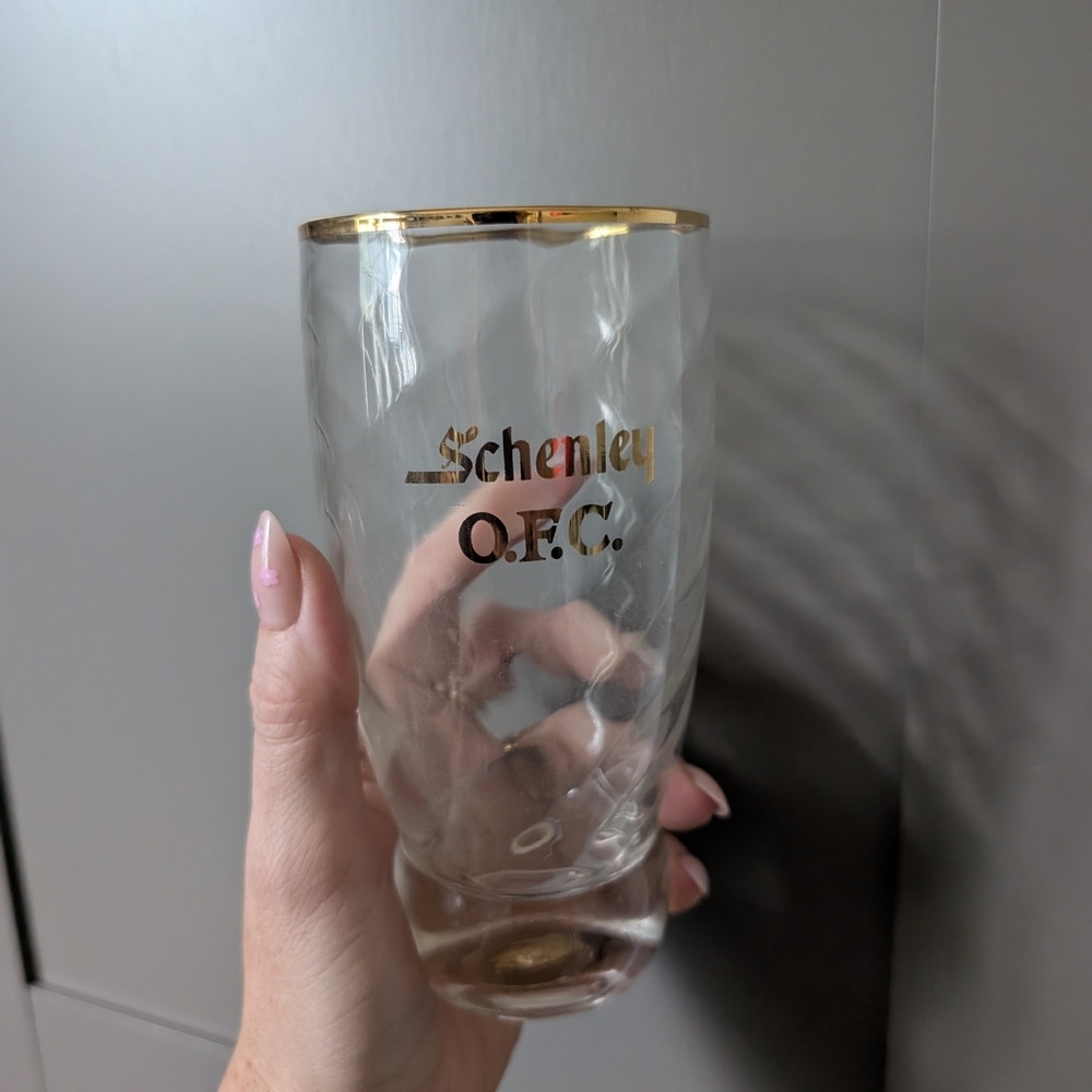 O.F.C. Schenley Gold Rim Glass - Picture 3 of 8